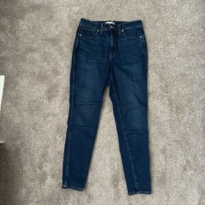 Madewell High Rise Skinny Jeans